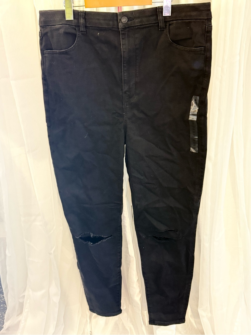 Men's Black Slim Ripped Jeans